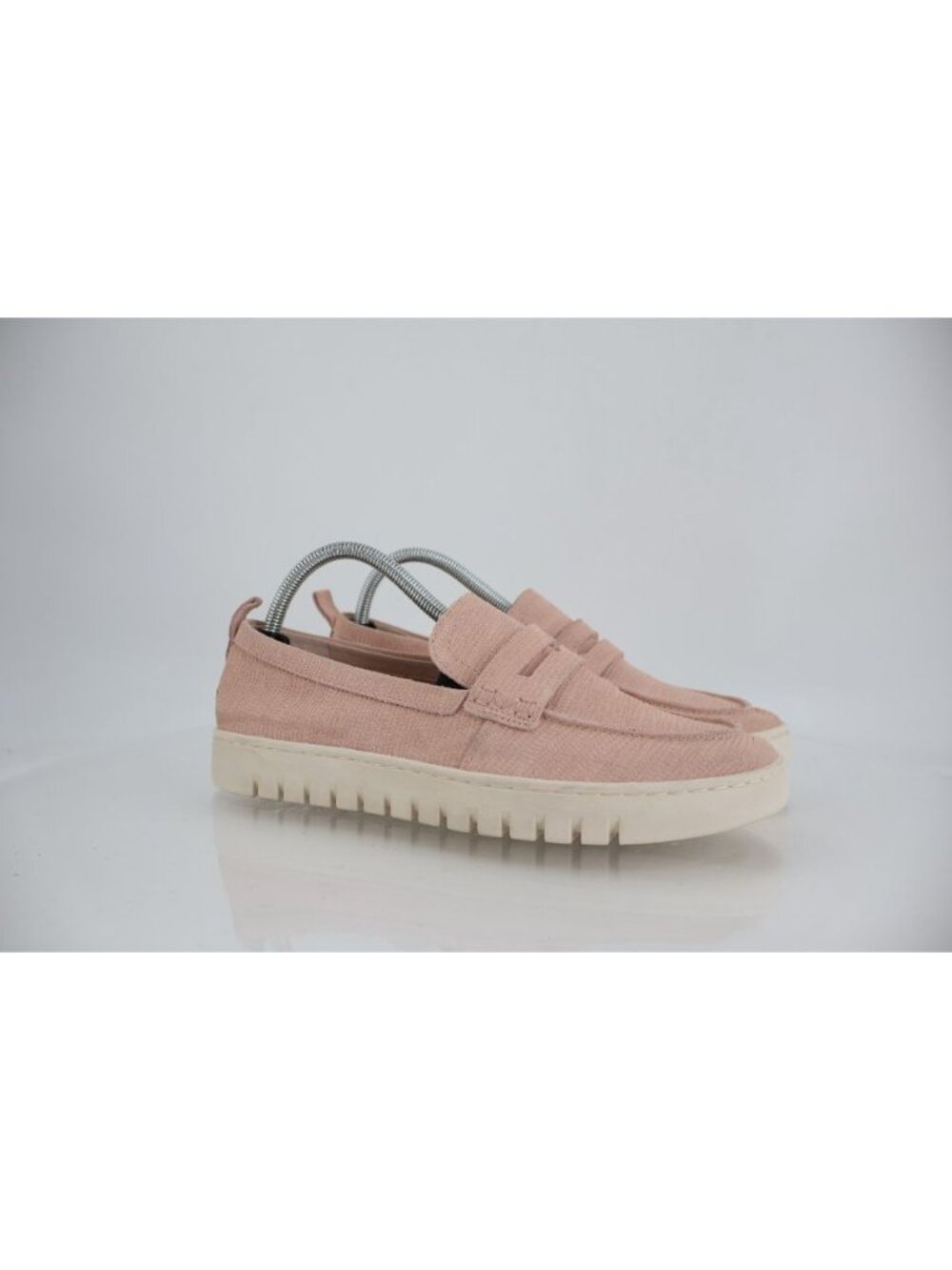 Vionic Uptown Loafers Shoes Womens 9.5 US Pink Suede Slip On Casual Cushioned